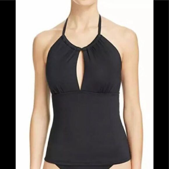 La Blanca high neck keyhole tankini top. Size 8 NWT - Picture 3 of 7